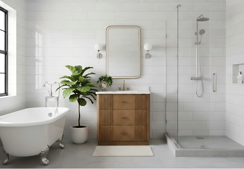 Chestnut 30 inch solid wood bathroom vanity gray oak