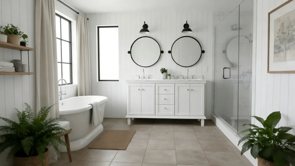 James 60 Solid Wood Vanity with Carrara Marble Top